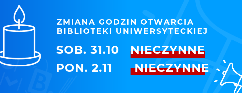 Godziny otwarcia w 1 listopada