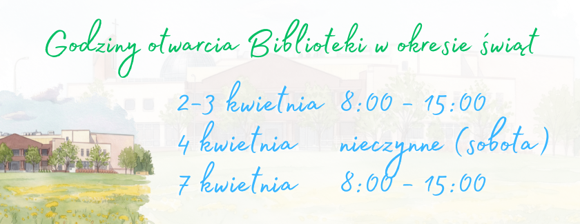 Godziny otwarcia w  wielkanoc