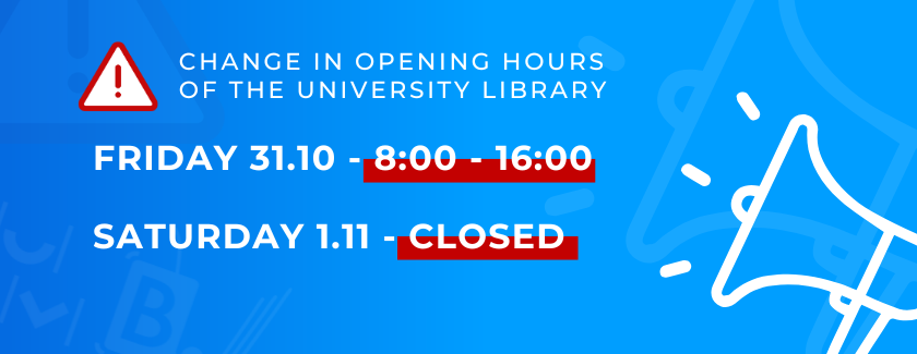 hours 31.10 - 1.11.2025